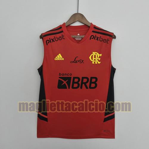 all sponsors maglia rosso flamengo uomo training all sponsors 2022-2023