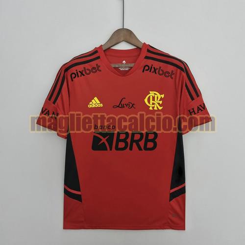 all sponsors maglia rosso flamengo uomo vest training all sponsors 2022-2023