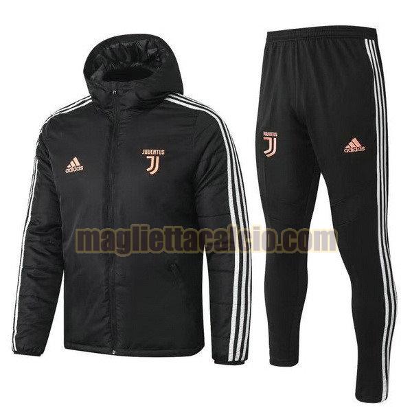 cappotto completo juventus uomo nero 2019-2020