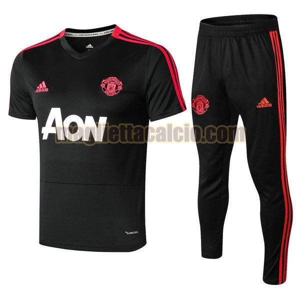 formazione completo manchester united uomo nero rosso 2018-2019