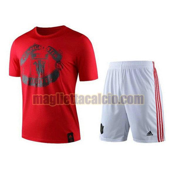 formazione completo manchester united uomo rosso bianco 2019-2020