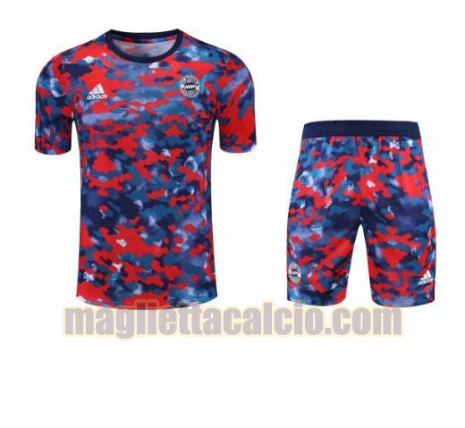 formazione manica corta bayern munich uomo camuffare 2021-2022