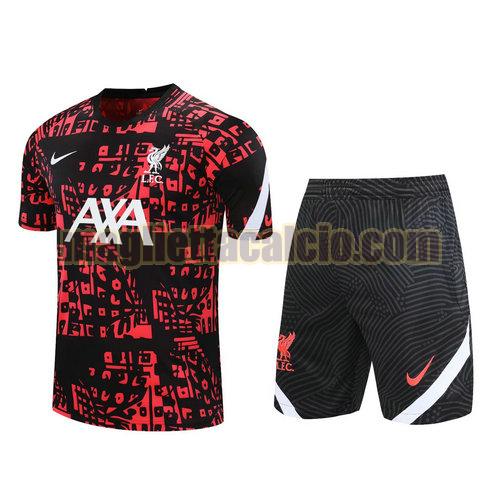 formazione manica corta liverpool uomo arancio nero 2021