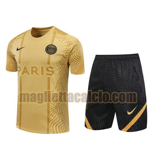 formazione manica corta paris saint germain uomo d'oro 2021