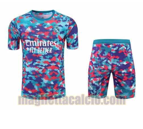 formazione manica corta real madrid uomo camuffare 2021-2022