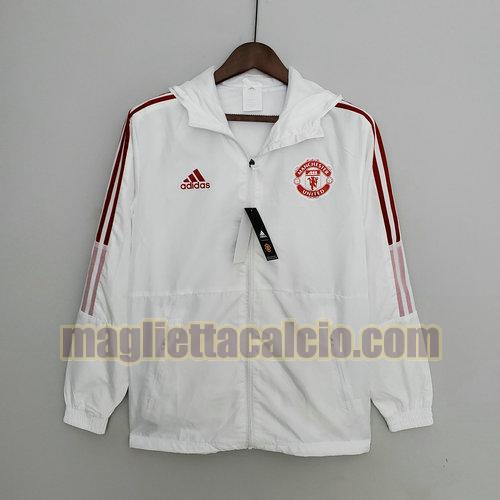 giacca a vento bianco manchester united uomo 2022-2023