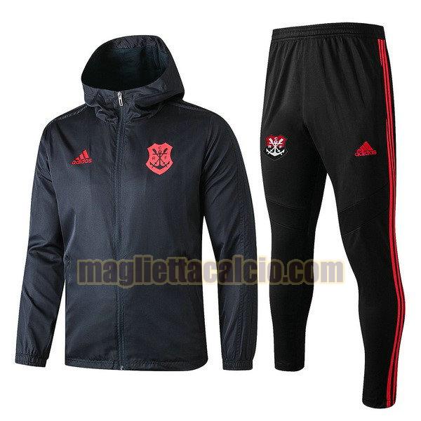 giacca a vento completo flamengo uomo nero 2019-2020