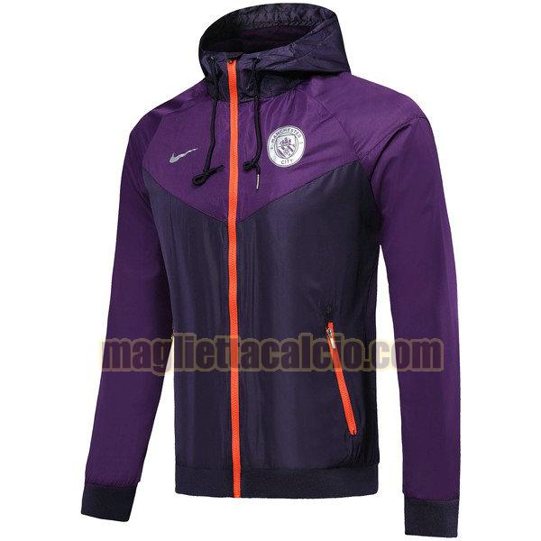 giacca a vento manchester city uomo purpura 2019-2020