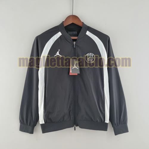 giacca a vento nero bianco paris saint germain uomo 2022-2023