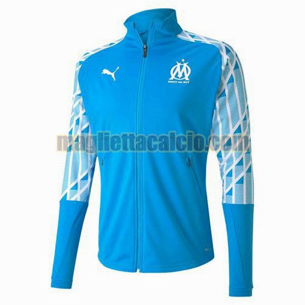 giacca a vento olympique marsiglia uomo bianco 2020-2021
