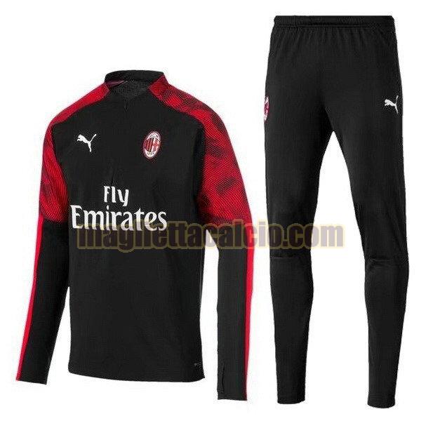 giacca ac milan uomo nero rosso 2019-2020