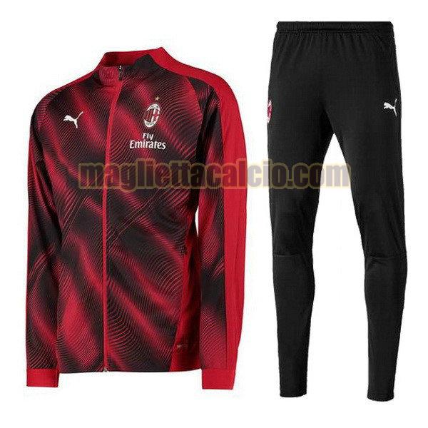 giacca ac milan uomo rosso marina 2019-2020