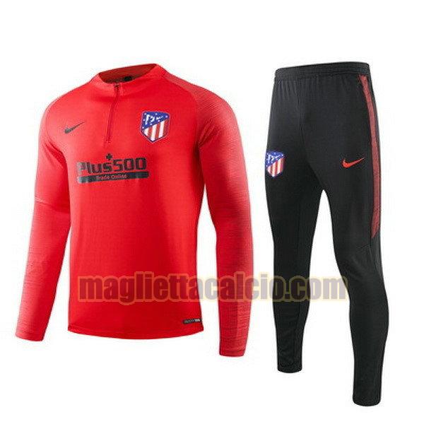 giacca atletico madrid bambino rosso nero 2019-2020