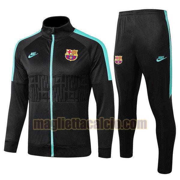 giacca barcellona uomo verde nero 2019-2020