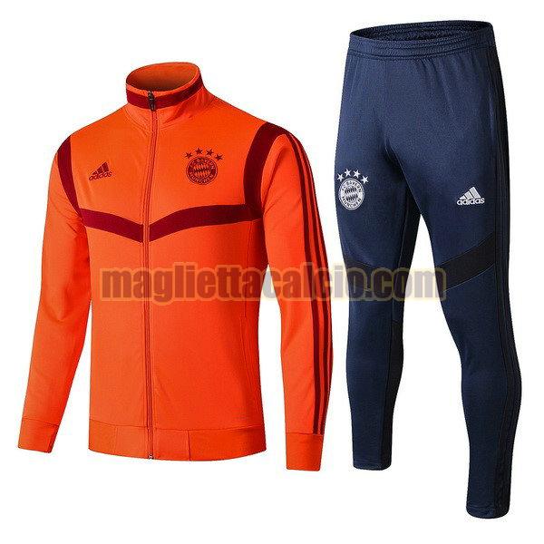giacca bayern monaco uomo arancione blu 2019-20