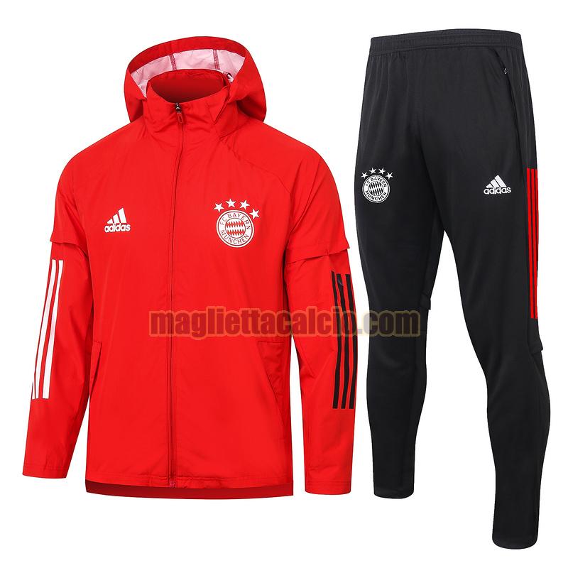 giacca bayern munich uomo rosso 2020-2021