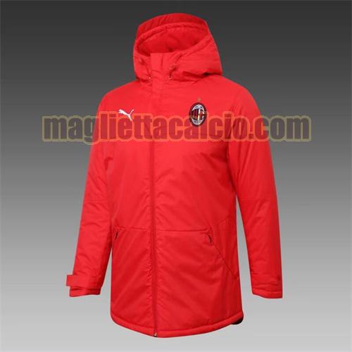 giacca in felpa di cotone giacca a poco prezzo con cappuccio ac milan uomo rosso puma 2021-2022