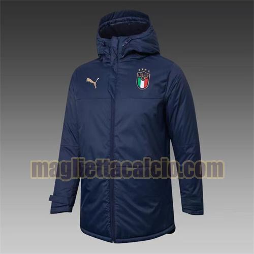 giacca in felpa di cotone giacca a poco prezzo con cappuccio italia uomo blu navy puma 2021-2022
