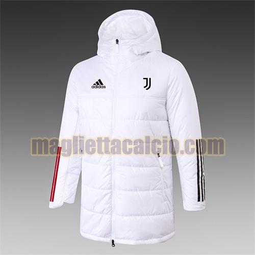 giacca in felpa di cotone giacca a poco prezzo con cappuccio juventus uomo bianco adidas 2021-2022