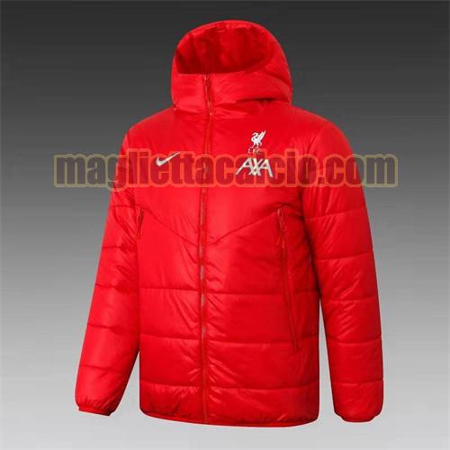 giacca in felpa di cotone giacca a poco prezzo con cappuccio tottenham hotspur uomo bianco rosso nike 2021-2022