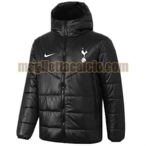 giacca in felpa di cotone giacca a poco prezzo con cappuccio tottenham hotspur uomo nero nike 2021-2022