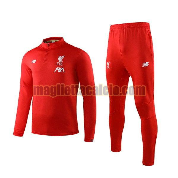 giacca liverpool uomo rosso bianco 19-20