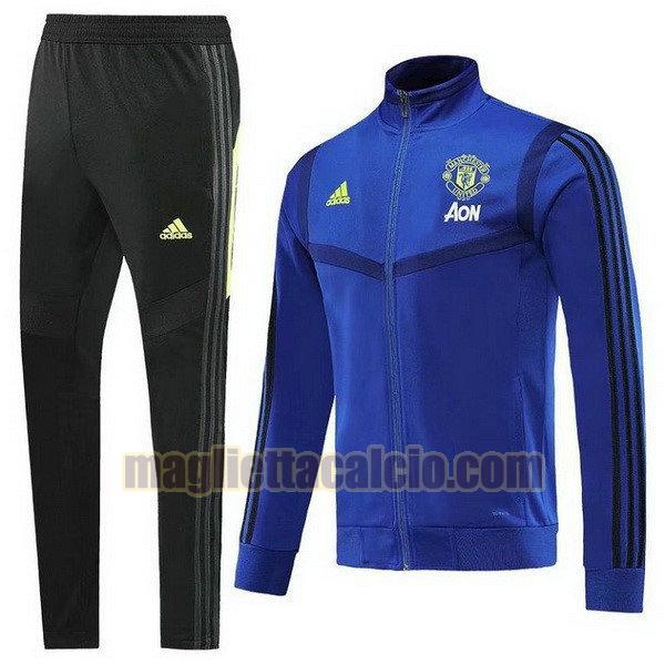 giacca manchester united uomo blu marina 2019-20