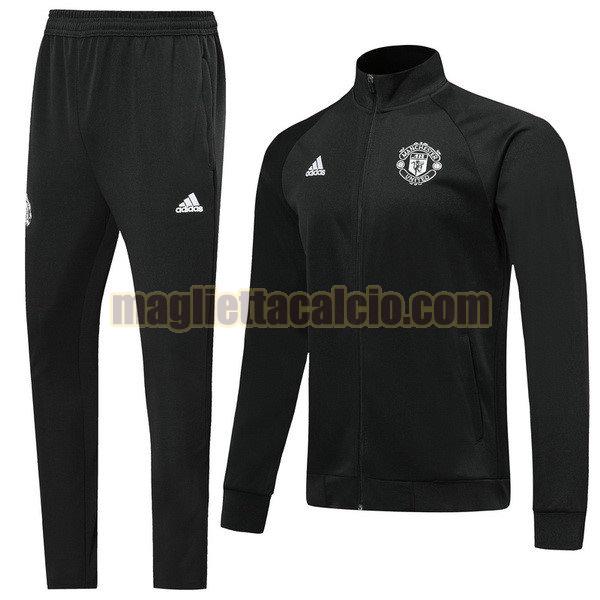 giacca manchester united uomo nero bianco 2019-20