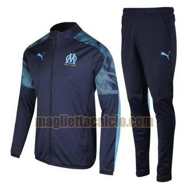 giacca olympique marsiglia uomo blu marina 2019-2020