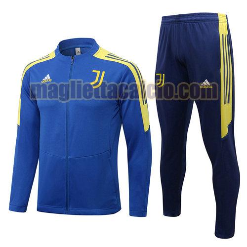 giacca sportiva con zip juve uomo colore blu 2022-2023