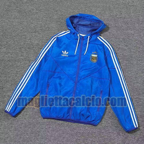 giacche a vento calcio argentina uomo blu 2024-2025