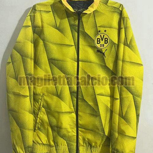 giacche a vento calcio borussia dortmund uomo silicone biadesivo 2024-2025