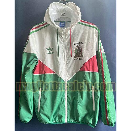 giacche a vento calcio messico uomo verde bianco 2024-2025