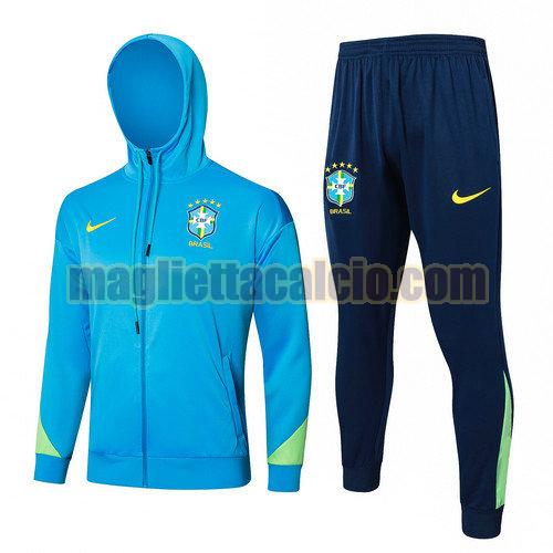 giacche calcio completo brasile uomo lago blu 2024-2025