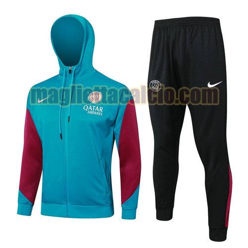 giacche calcio completo paris saint germain uomo verde scuro 2024-2025
