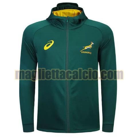 hoodies rugby calcio verde south africa uomo formazione 2018-2019