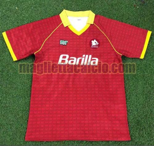 maglia as roma uomo prima divisa 1990-1991