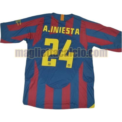 maglia a.iniesta 24 barcellona uomo prima divisa 2005-2006