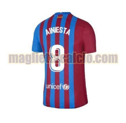 maglia a.iniesta 8 barcellona uomo prima 2021-2022