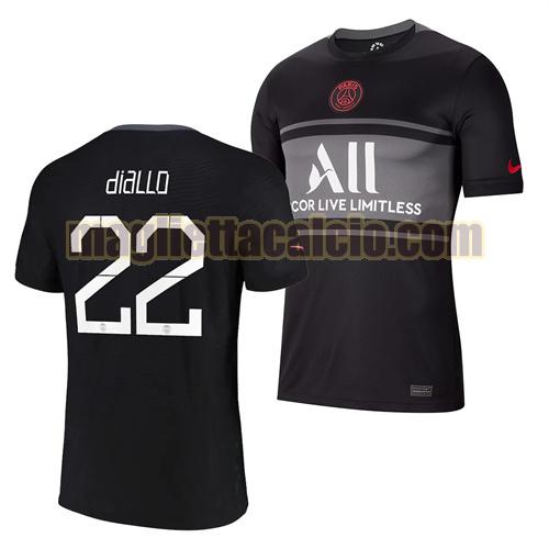 maglia abdou diallo 22 paris saint germain uomo terza 2021-2022