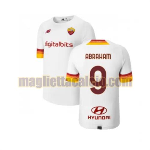 maglia abraham 9 as roma uomo seconda 2021-2022