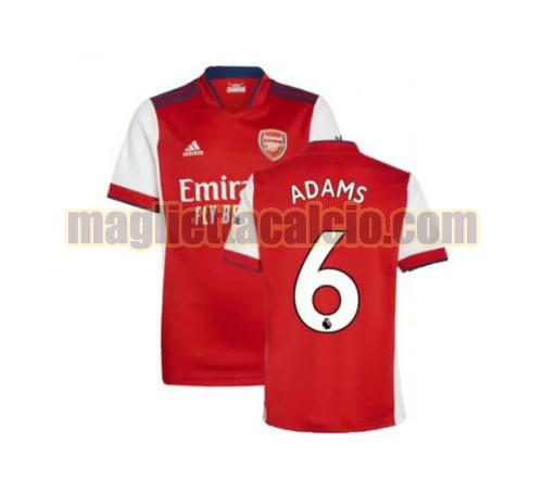 maglia adams 6 arsenal uomo prima 2021-2022