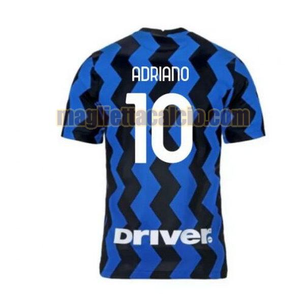 maglia adriano 10 inter milan uomo prima 2020-2021