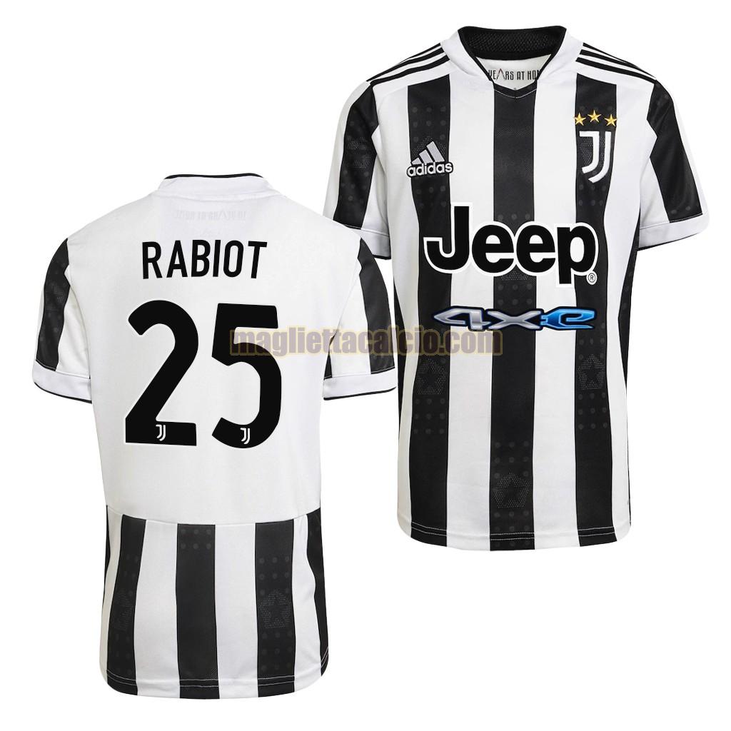 maglia adrien rabiot 25 juventus uomo prima 2021-2022