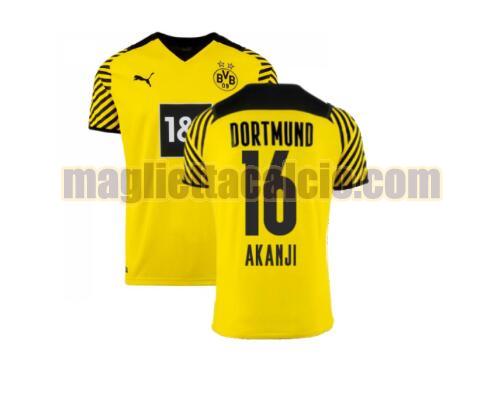 maglia akanji 16 borussia dortmund uomo prima 2021-2022