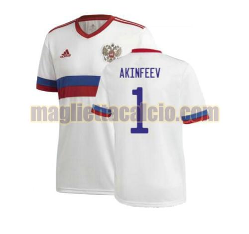 maglia akinfeev 1 russia uomo seconda 2020-2021