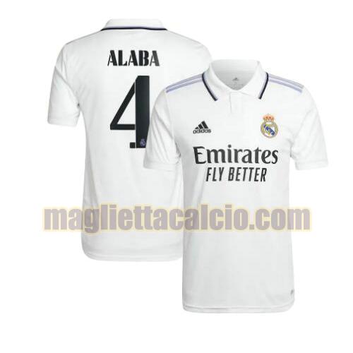 maglia alaba 4 real madrid uomo prima 2022-2023