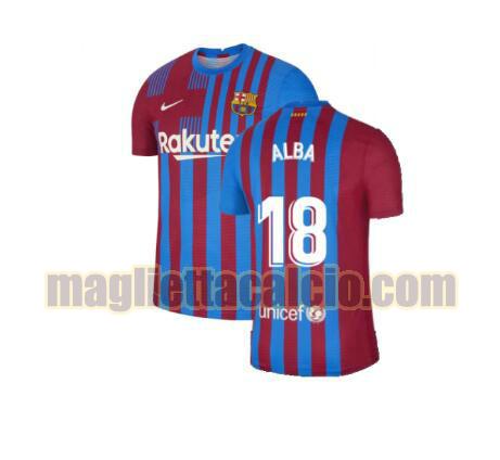 maglia alba 18 barcellona uomo prima 2021-2022