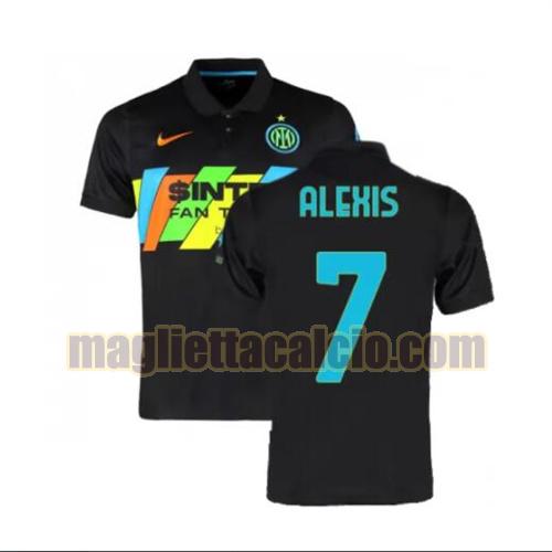 maglia alexis 7 inter milan uomo terza 2021-2022