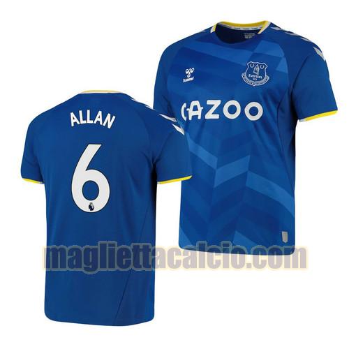 maglia allan 6 everton uomo prima 2021-2022